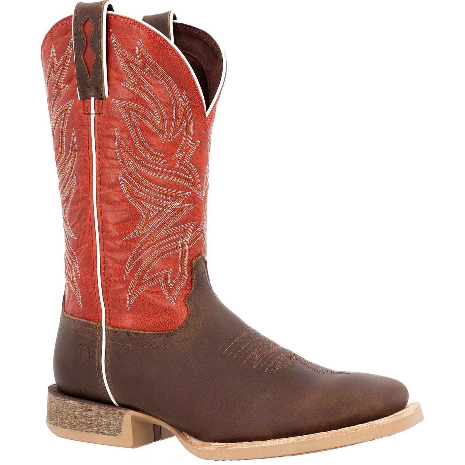 Durango Rebel Pro Leder Herren Boots in Used Braun/Chili Pepper