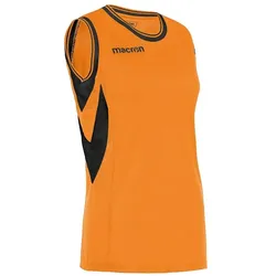Macron, Damen, Sportshirt, Potassium (L), Schwarz, Orange