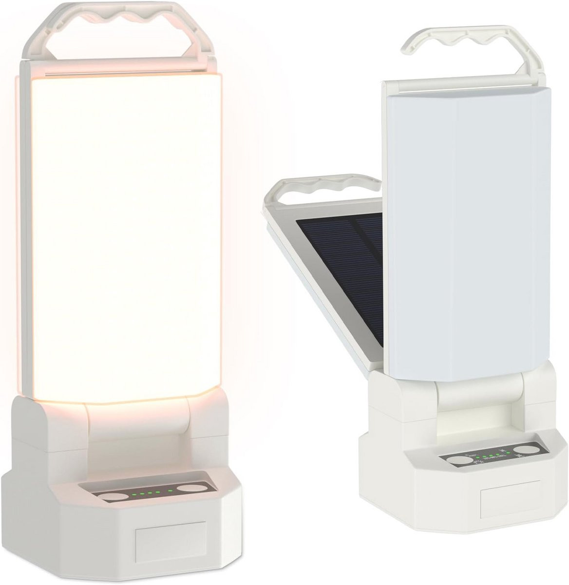 Oplaadbare Solar Lantern voor Buiten - Dimbare LED Campinglamp en Waterdicht