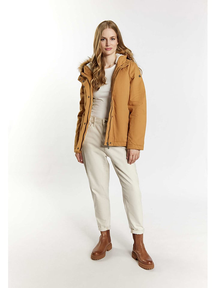 Schmuddelwedda Winterjacke in Hellbraun - L