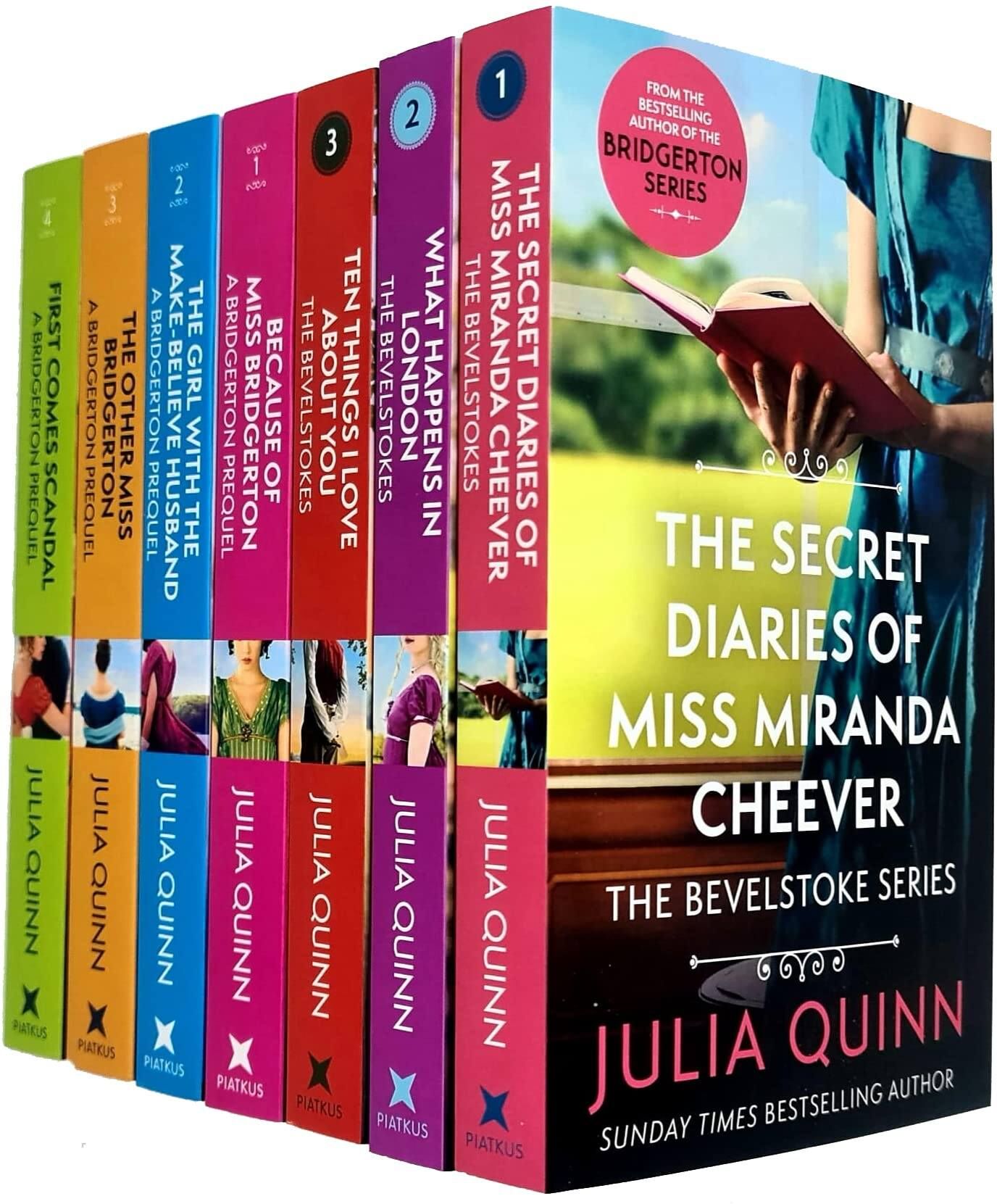 Bevelstoke & Bridgerton Prequel Series by Julia Quinn 7 Books Collection Set - Fiction - Paperback Hachette UK
