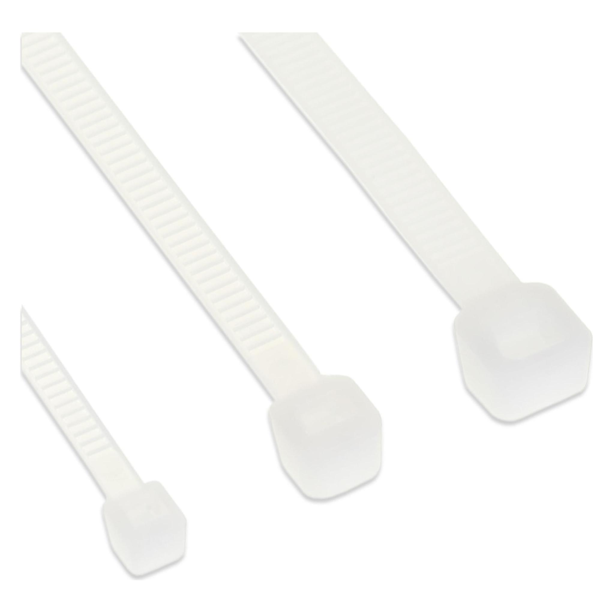 Aptel Organizer InLine Kabelbinder, Länge 200mm, Breite 2,5mm, natur, 100 Stück (200 mm, 100 Stk.) (59964Q)