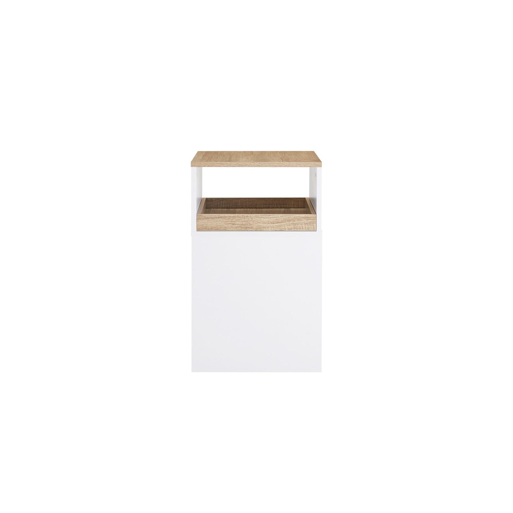 SoBuy Schubladenschrank fürs Büro mit 1 Schublade Holzfarbe 40x50x65cm Modern