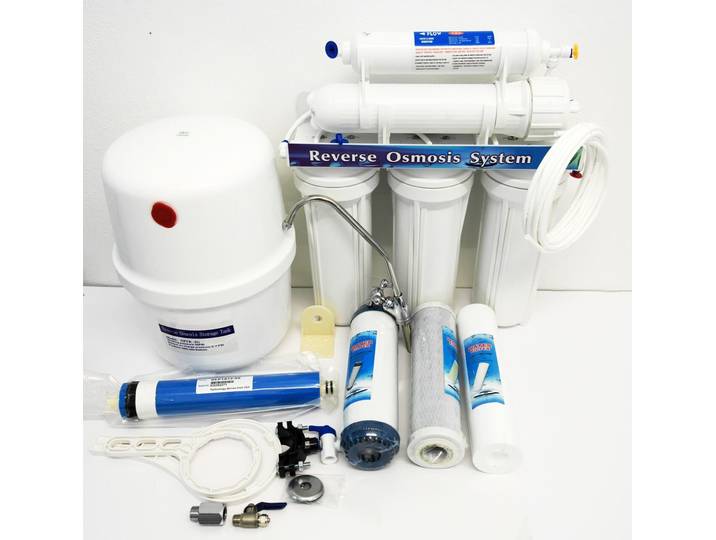 YESET Wasserfilter 5 Stufen System UMKEHROSMOSE ANLAGE WASSERFILTER Filter Drehwasserhahn