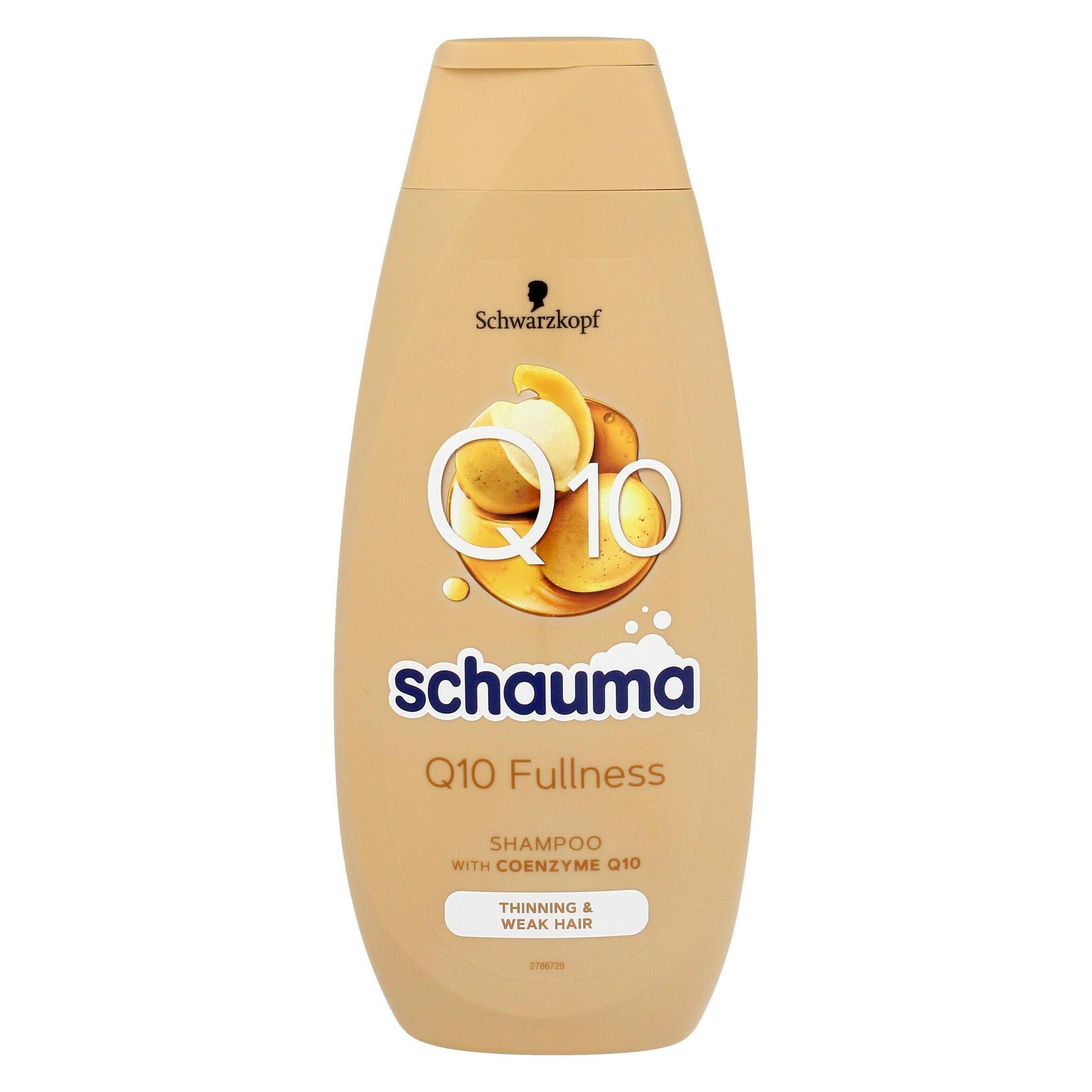 Schwarzkopf Schauma - Q10 Structure Shampoo Restorative Shampoo From Coenzyme Q10 400Ml (Läuse Shampoo, 400 ml) (30116570)