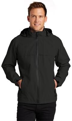 Port Authority TLJ333 Tall Torrent Waterproof Jacket in Black size 4XLT   Polyester