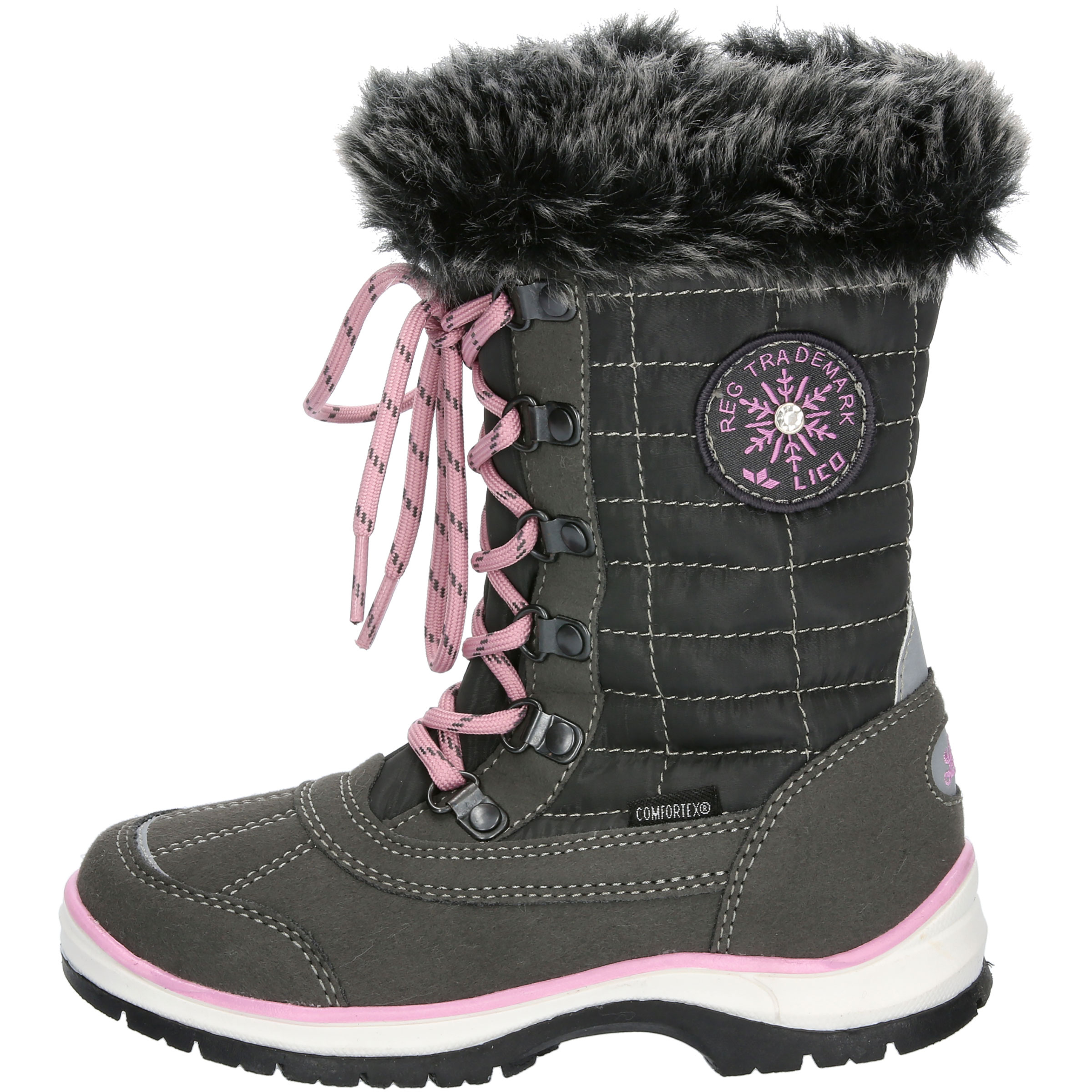 Lico Lillesand Kinder Winterschuhe & Winterstiefel grau Größe 38 Lifestyle Wasserdicht