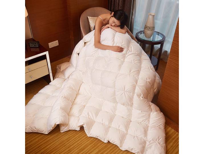 UVR vers le bas couette blanc duvet d'oie hiver 95% vers le bas couette chaude maison simple Double printemps et automne vers le bas couette meubles
