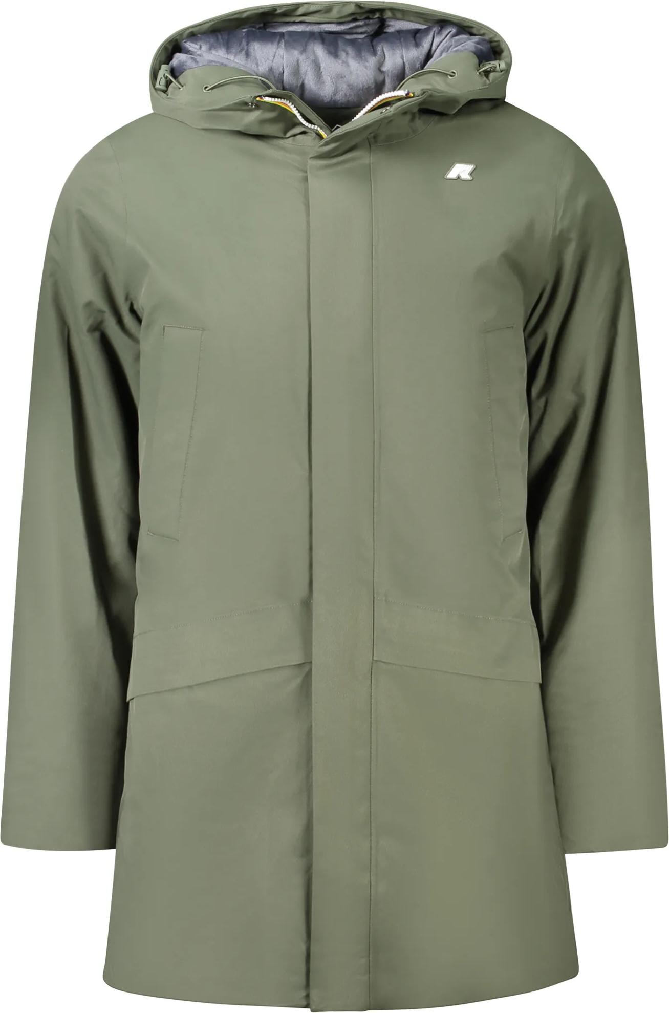 Kapuzierte Langarmjacke mit Taschen und Logo von K-WAY : Größe - L Größe: L