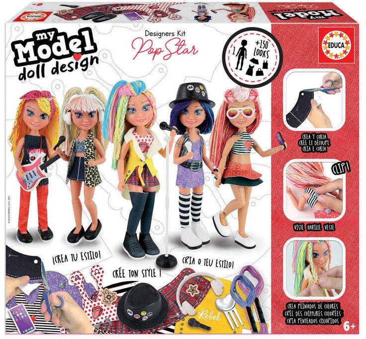 Educa My Model Doll Design Pop Star