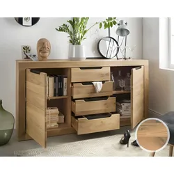 Massivholz »Basel« Sideboard I  – erhältlich in 2 Holzarten