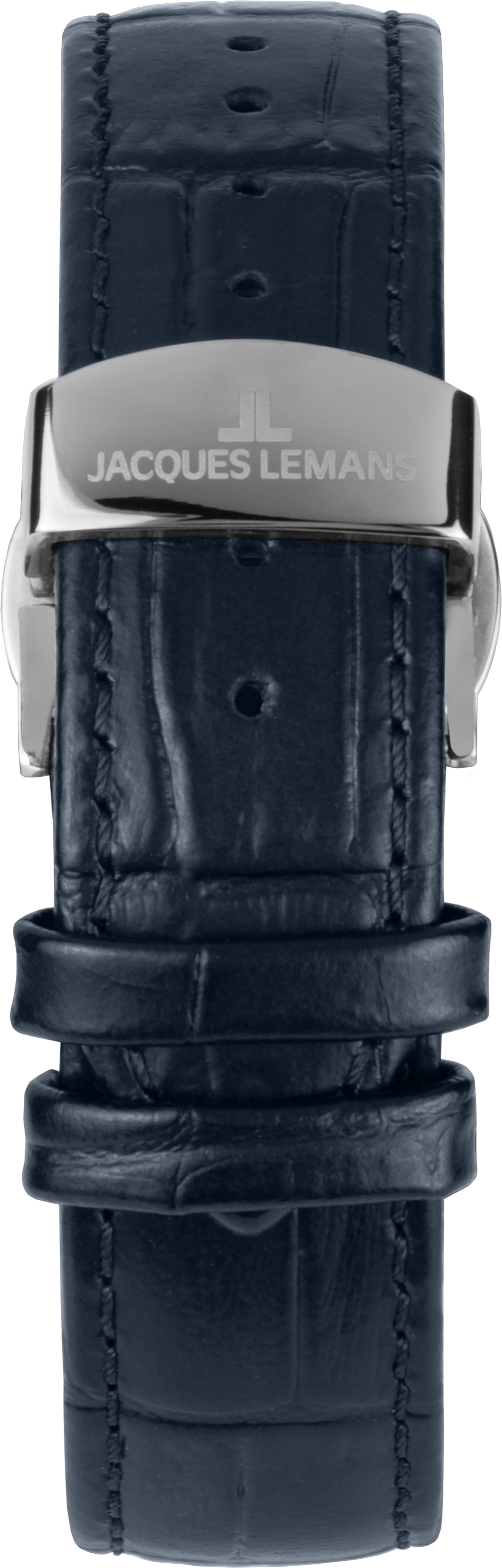 Quarzuhr JACQUES LEMANS "Derby", blau (dunkelblau, dunkelblau, dunkelblau), Armbanduhren, Herren, silberfarben, Quarzuhr, Armbanduhr, Herrenuhr, analog, Wochentag, Mondphase
