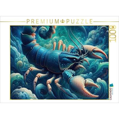 CALVENDO Puzzle Sternzeichen Skorpion der Tiefen | 1000 Teile Lege-Größe 64x48cm Foto-Puzzle für glückliche Stunden