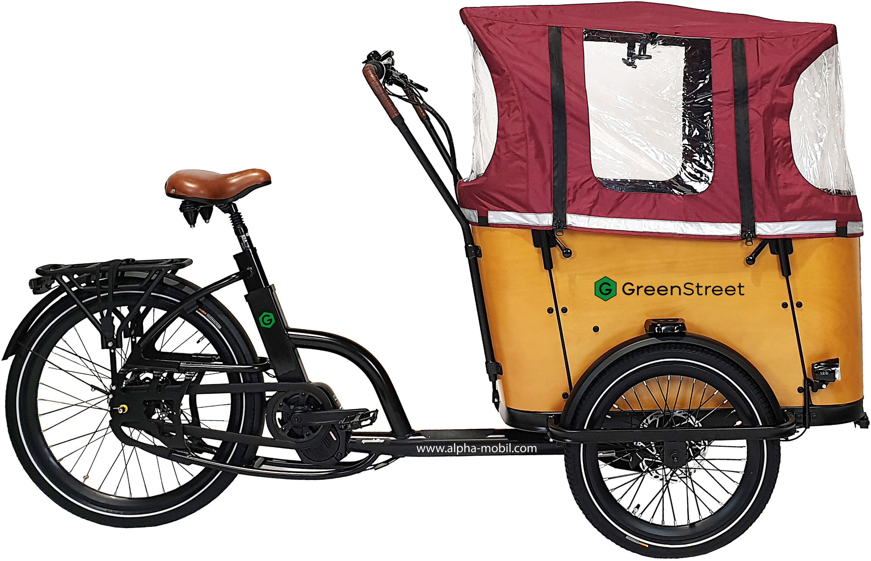 Alpha MOTORS Elektrolastenfahrrad Family-Cargo 250 W