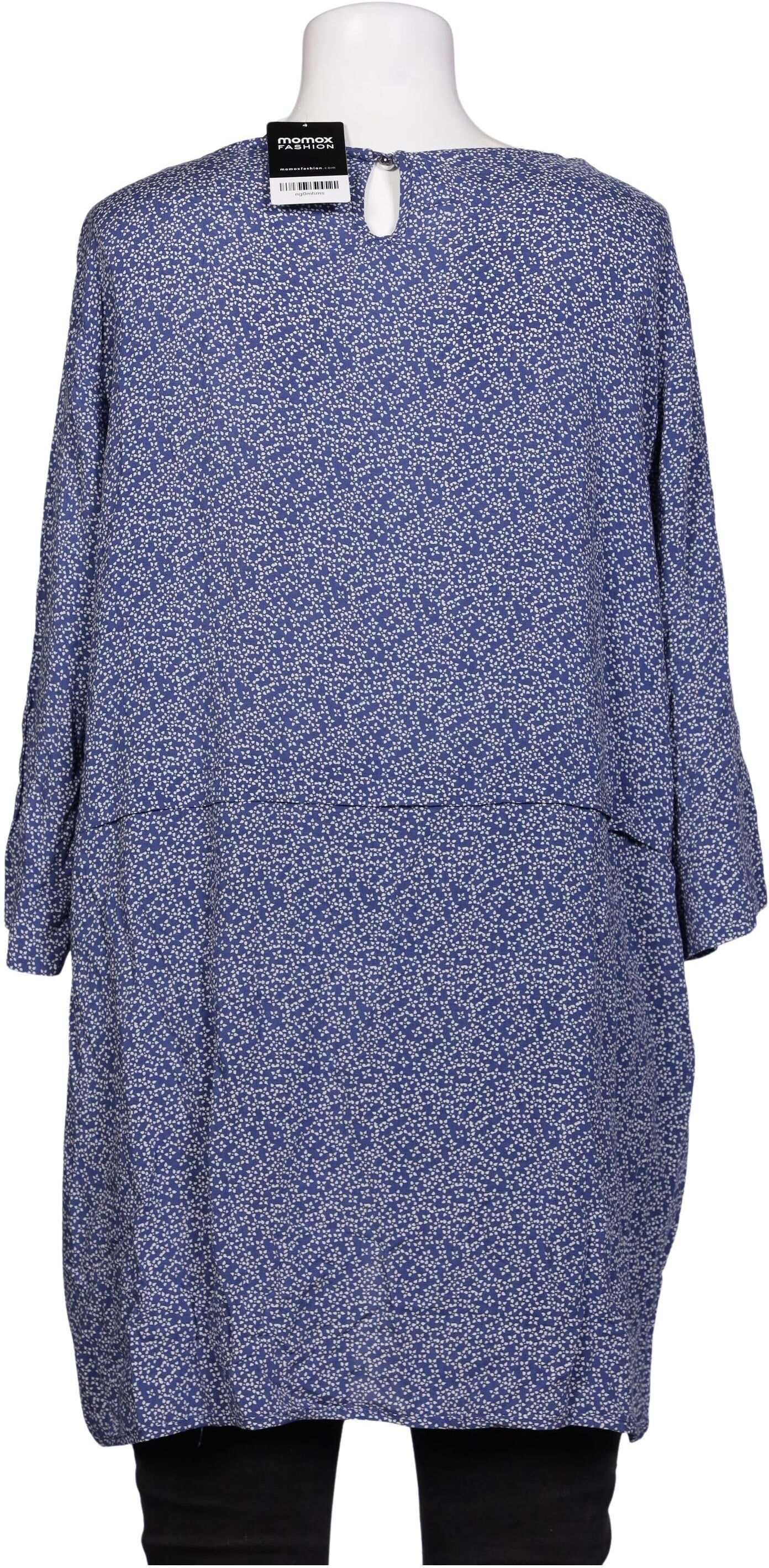 Ulla Popken Damen Bluse, Blau, Gr. Xxl, Viskose - Second Hand