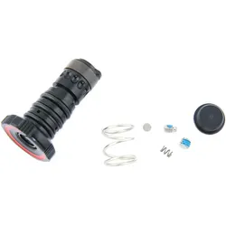 RockShox Verstellknopf Zugstufe schwarz/rot