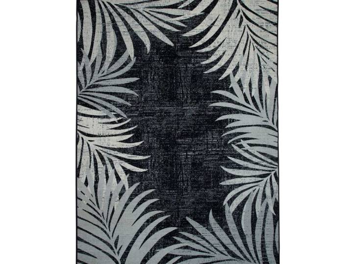 Tapis terrasse moderne noir 160x230
