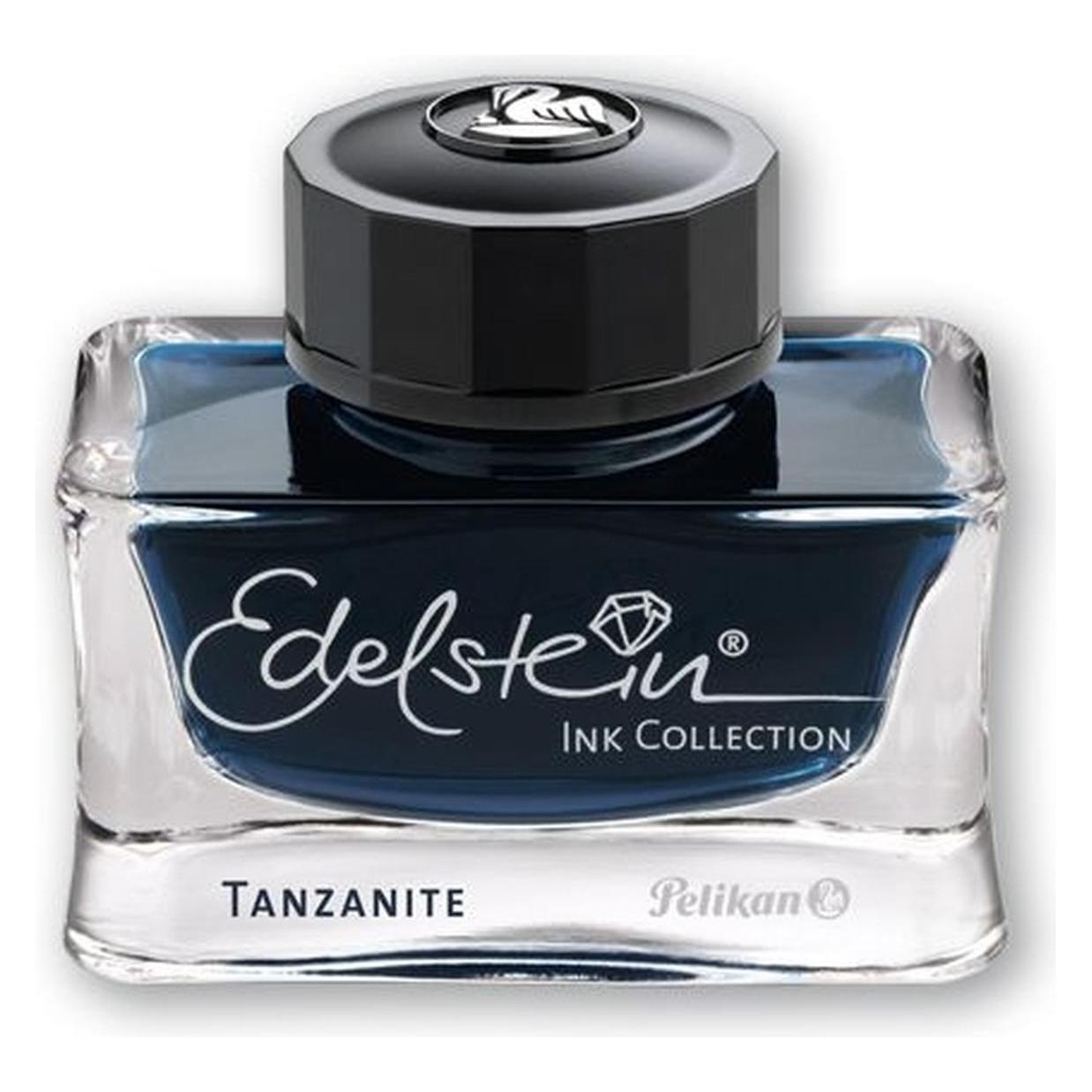 Pelikan Tintenglas Edelstein Tanzanite (Blau, Schwarz, 1 Stk.) (339226)