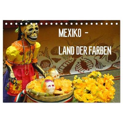Mexiko - Land der Farben (Tischkalender 2026 DIN A5 quer), CALVENDO Monatskalender