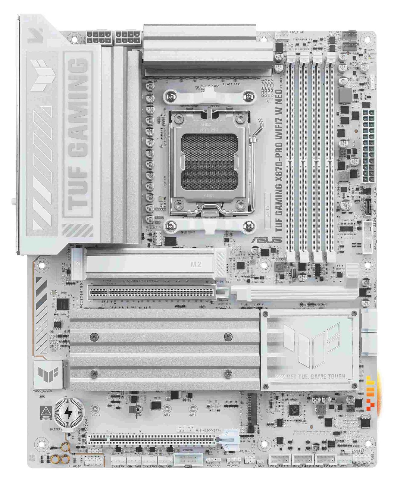 ASUS TUF GAMING X870-PRO WIFI7 IN NEO AMD X870 Socket AM5 ATX moederbord
