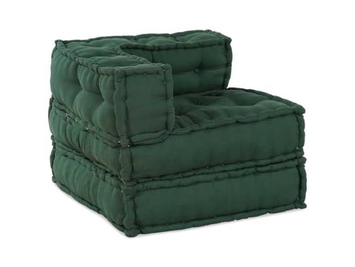PUGYNBK Modulare Sofa-Einheit aus grünem Stoff, 210 x 70 x 56 cm Rekonfigurierbares Design, atmungsaktiver Stoff, Schaumstoffkissen, Innen- und Außenbereich, moderner Stil