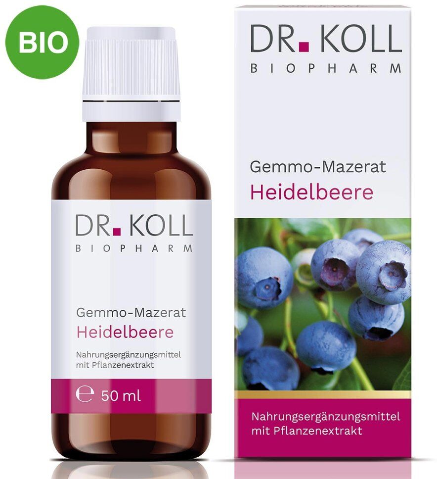 Dr. Koll Gemmo-Mazerat Heidelbeere Tropfen