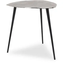 Beistelltisch MELLY 2 (BHT 50x50x50 cm) - silber - BHT 50x50x50 cm
