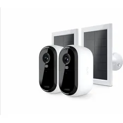 Arlo Essential 3 2er Set mit Solarpanel (1920 x 1080 Pixels), Netzwerkkamera, Weiss