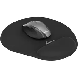 MediaRange Mousepad mit Handgelenkauflage schwarz