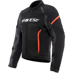 Dainese Air Frame 3, Textiljacke - Schwarz/Neon-Rot - 44