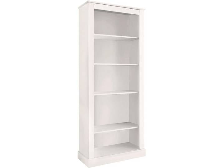 Mille-bibliothèque à 4 Étagères Laquées Blanches