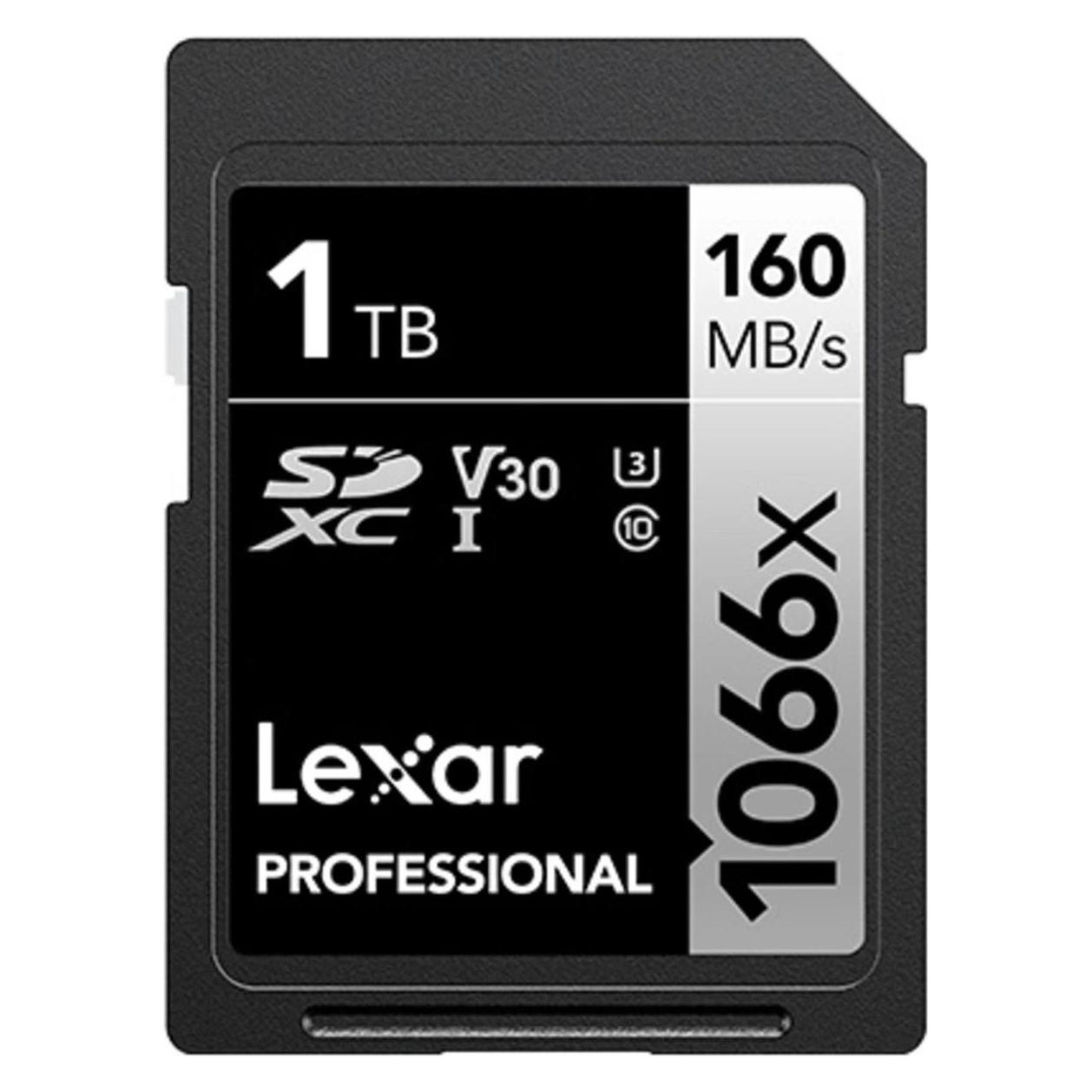 Lexar SDXC-Karte Silver Plus 1000 GB (1000 GB, SDXC, U3, UHS-I) (LSDSIPL001T-BNNNG)
