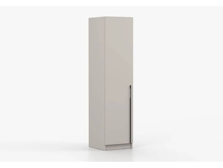 Drehtürenschrank ROSA II 1D 50 cm Kaschmir Kaschmir Schwarz
