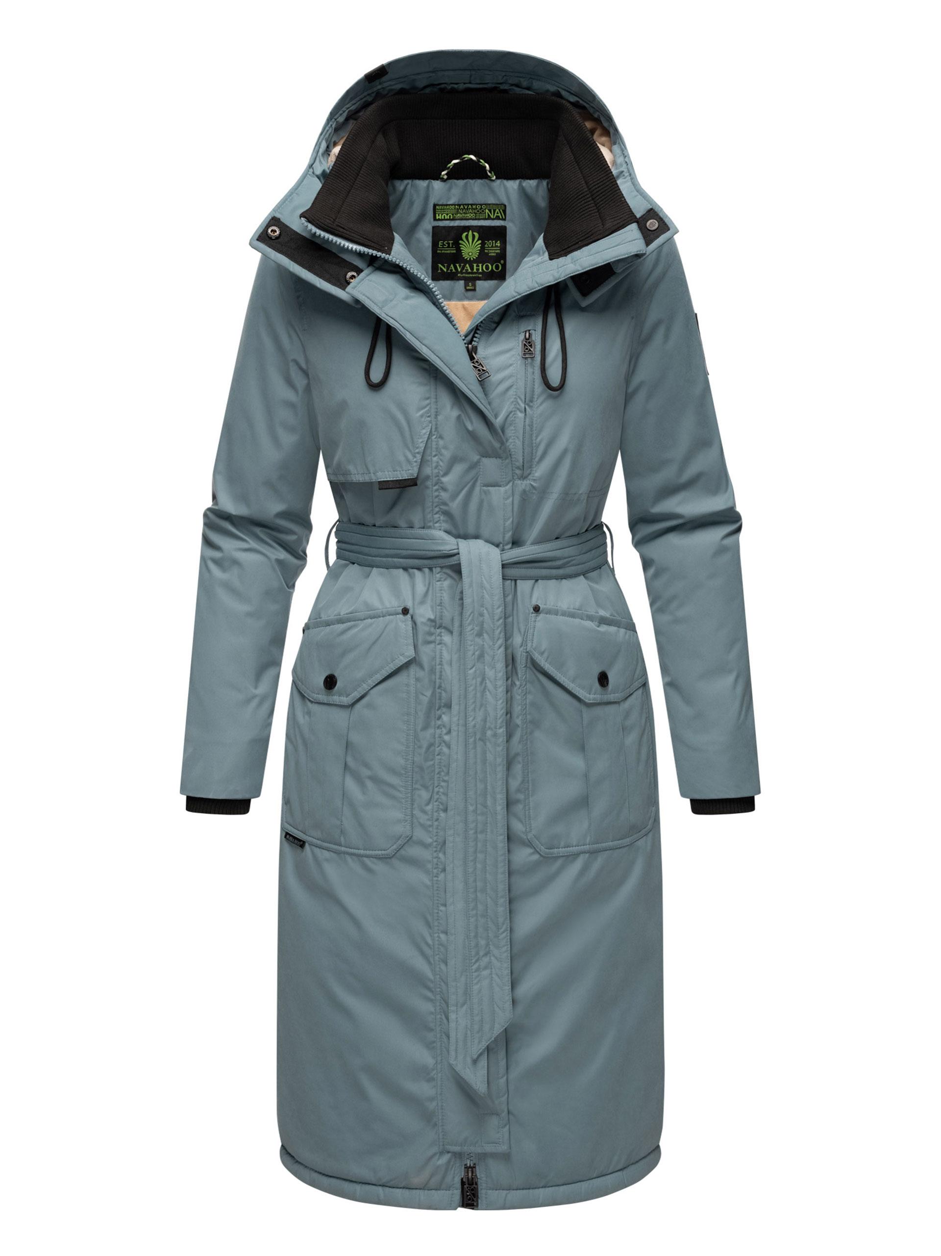 Navahoo Damen Winterjacke Hokulanii – Lang & Leicht Gefüttert