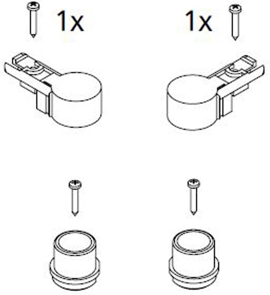Kermi spare parts set bearing top for mounting without tie rod 2533576