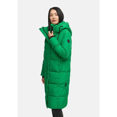 Winterjacke MARIKOO "Chumanii", Damen, Gr. XL, grün (smaragdgrün), Obermaterial: 100% Polyester. Futter: 100% Polyester. Wattierung: 100% Polyester. Ärmelfutter: 100% Polyester, Jacken Winterjacke, Warmer Wintermantel mit langem Schnitt für kalte Tage.