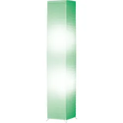 Papier Decken Fluter Wohn Ess Schlaf Zimmer Fernbedienung Steh Lampe dimmbar im Set inkl. RGB LED Leuchtmittel