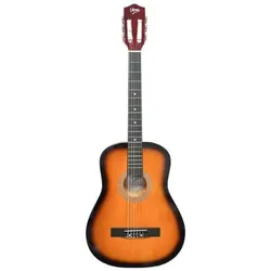 V-TONE CG ONE SB 4/4 Sunburst Konzertgitarre (Konzertgitarre, ABS, Kunststoff, Lindenholz, Nylon, Okoume), Gitarre, Bronze, Schwarz