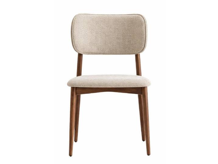 JVmoebel Esszimmerstuhl Esstischstuhl Moderner Stil Weiche Polsterung Beige Elegantes Design, Made in Europa