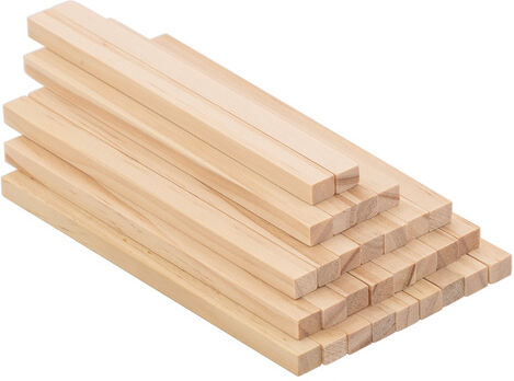 Holz-Klötzchen, mini, 30 Stück
