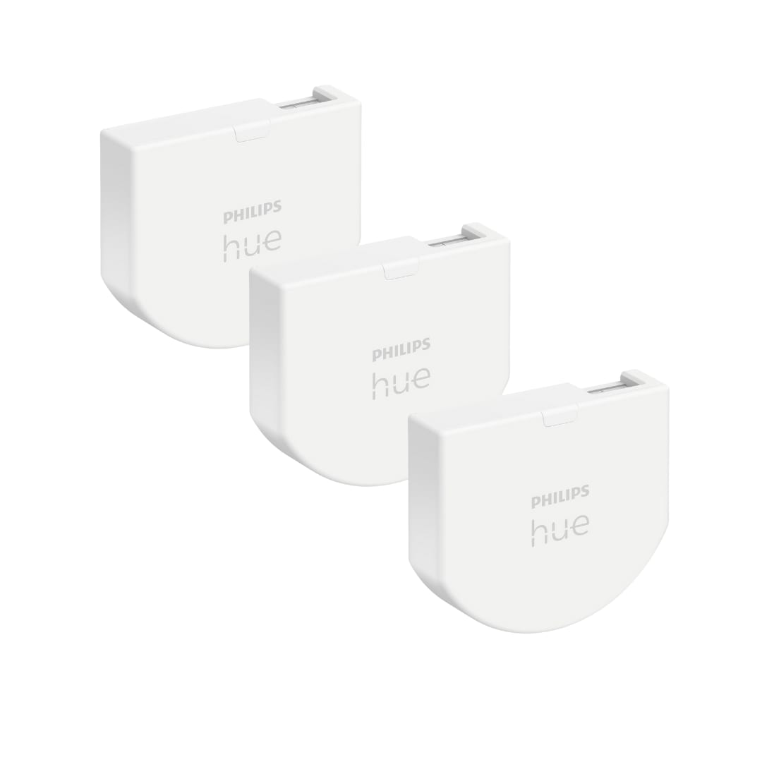 Philips Hue Wandschalter Modul, 3er Pack KY01-1R8+KY01-1R9