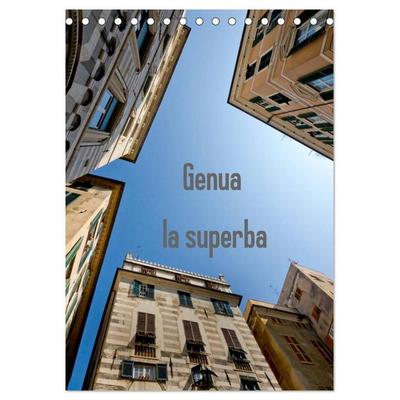 Genua - la superba (Tischkalender 2027 DIN A5 hoch), CALVENDO Monatskalender
