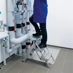 Günzburger Steigtechnik ML Kompakt-Tritt Aluminium 3 Stufen - 054203