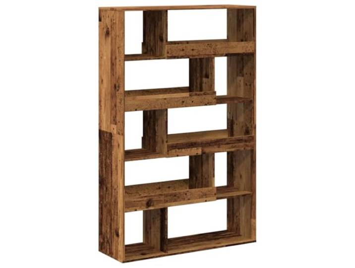 Kaorsrow Raumteiler Altholz-Optik 100x33x156,5 cm Regal 10 Fächer Stilvoller Raumtrenner aus Holzwerkstoff in Altholz-Optik mit 10 Fächern für Wohnzimmer, Schlafzimmer und Büro.