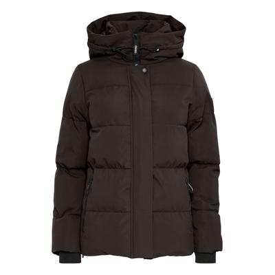 Steppjacke OXMO "Steppjacke OXGillie", Damen, Gr. L, schwarz (true schwarz), Obermaterial: 100% Polyester PES., Jacken Steppjacke
