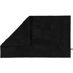 Rhomtuft Badematte Prestige 60x100 cm | schwarz - schwarz