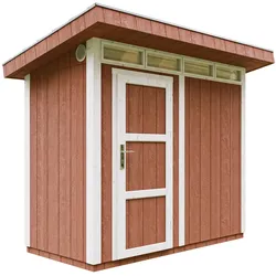 HOLZ-GARTENHAUS basis LP SmartSide 3m2 mit B161xL293xH239 cm - M901 - REDWOOD RED