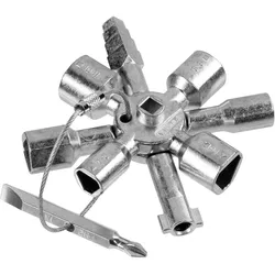 KNIPEX TwinKey Control Cabinet - Multifunktionaler Schlüssel