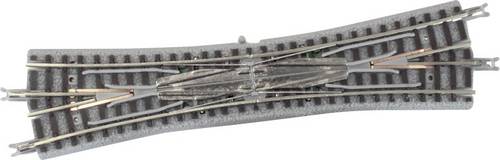 Rokuhan 7297034 Z Gleis (mit Bettung) Doppelkreuzungsweiche 112.8mm 13° 1St.