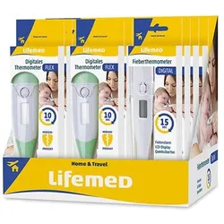 Lifemed Fieber-Thermometer-Mischdisplay 4 Sets: 24 x Digital + 24 x Flex